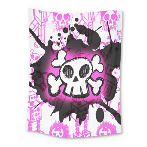 Cartoon Skull Medium Tapestry from ArtsNow.com