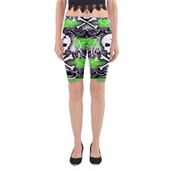 Deathrock Skull Yoga Cropped Leggings from ArtsNow.com