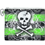 Deathrock Skull Canvas Cosmetic Bag (XXXL)