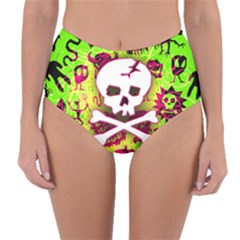 Reversible High-Waist Bikini Bottoms 