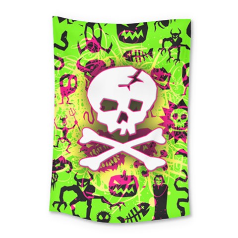 Deathrock Skull & Crossbones Small Tapestry from ArtsNow.com