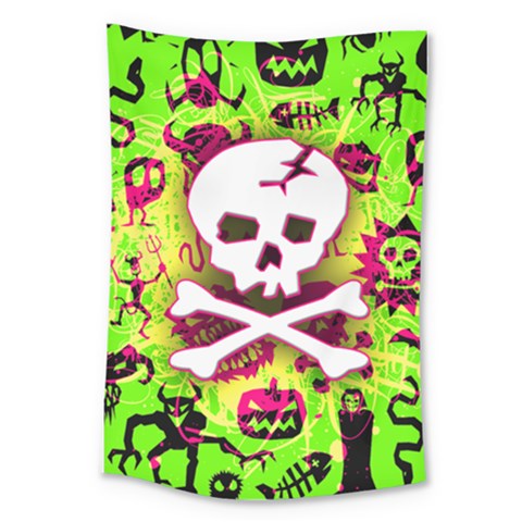 Deathrock Skull & Crossbones Large Tapestry from ArtsNow.com