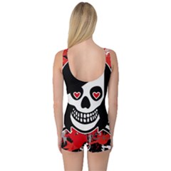 One Piece Boyleg Swimsuit 