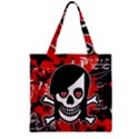 Zipper Grocery Tote Bag 