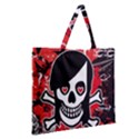 Zipper Large Tote Bag 