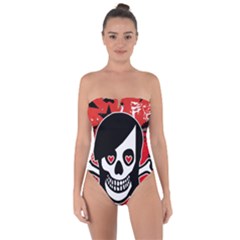 Tie Back One Piece Swimsuit 