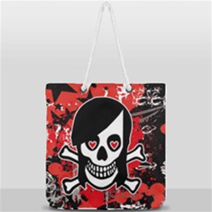 Full Print Rope Handle Tote (Large) 