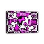 Emo Scene Girl Skull Mini Canvas 6  x 4  (Stretched)