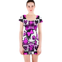 Short Sleeve Bodycon Dress Front