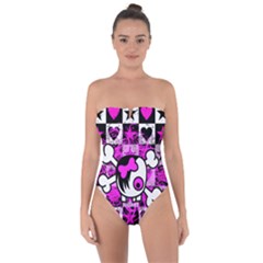 Tie Back One Piece Swimsuit 