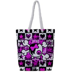 Full Print Rope Handle Tote (Small) 