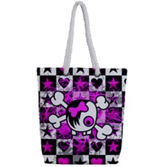 Full Print Rope Handle Tote (Small) 