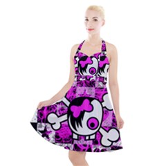 Halter Party Swing Dress  