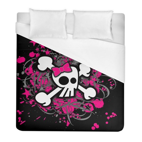 Girly Skull & Crossbones Duvet Cover (Full/ Double Size) from ArtsNow.com