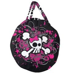 Giant Round Zipper Tote 