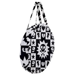 Giant Round Zipper Tote 