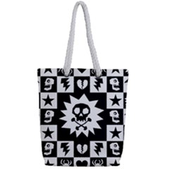 Full Print Rope Handle Tote (Small) 