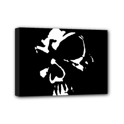 Gothic Skull Mini Canvas 7  x 5  (Stretched) from ArtsNow.com