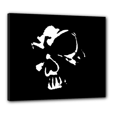 Gothic Skull Canvas 24  x 20  (Stretched) from ArtsNow.com