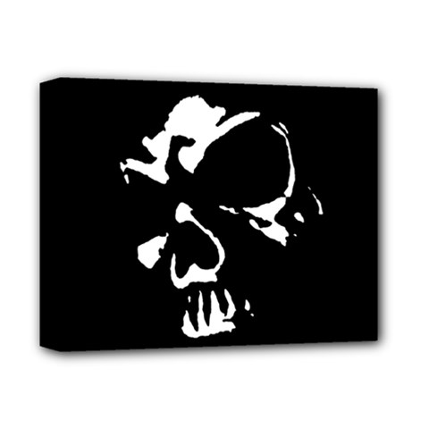 Gothic Skull Deluxe Canvas 14  x 11  (Stretched) from ArtsNow.com