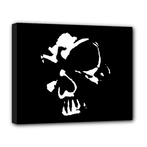 Gothic Skull Deluxe Canvas 20  x 16  (Stretched) from ArtsNow.com