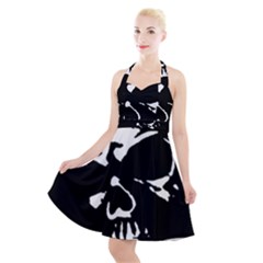 Halter Party Swing Dress  