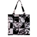 Zipper Grocery Tote Bag 