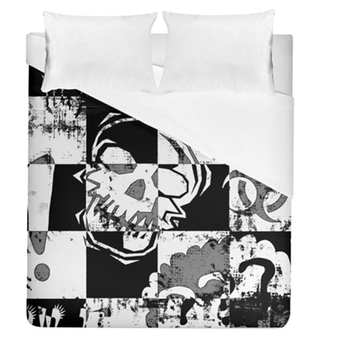 Grunge Skull Duvet Cover (Queen Size) from ArtsNow.com