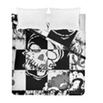 Grunge Skull Duvet Cover Double Side (Full/ Double Size)