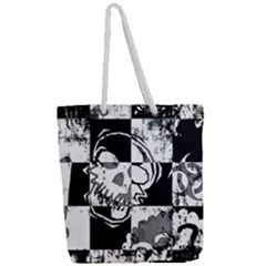 Full Print Rope Handle Tote (Large) 