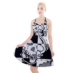 Halter Party Swing Dress  