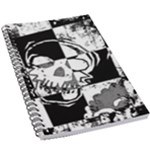 Grunge Skull 5.5  x 8.5  Notebook