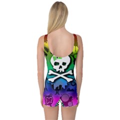 One Piece Boyleg Swimsuit 