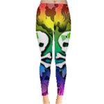 Kawaii Rainbow Skull Leggings 