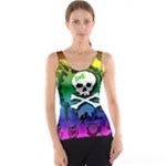 Kawaii Rainbow Skull Tank Top