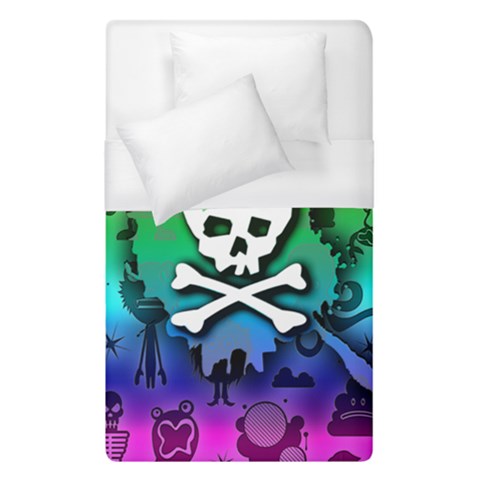 Kawaii Rainbow Skull Duvet Cover (Single Size) from ArtsNow.com