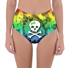 Reversible High-Waist Bikini Bottoms 