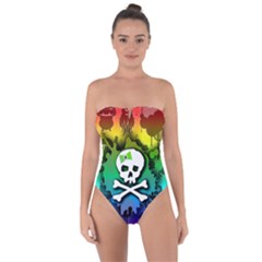 Tie Back One Piece Swimsuit 