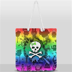 Full Print Rope Handle Tote (Large) 