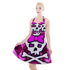 Halter Party Swing Dress  