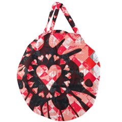 Giant Round Zipper Tote 