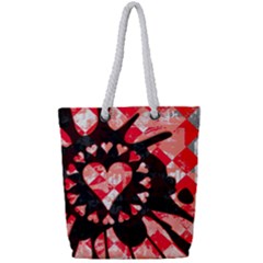 Full Print Rope Handle Tote (Small) 