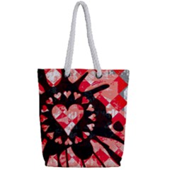 Full Print Rope Handle Tote (Small) 