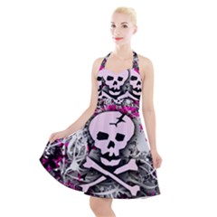 Halter Party Swing Dress  