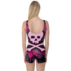 One Piece Boyleg Swimsuit 