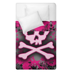 Pink Skull Star Splatter Duvet Cover Double Side (Single Size) from ArtsNow.com