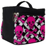 Pink Skulls & Stars Make Up Travel Bag (Big)