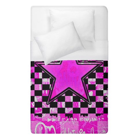 Pink Star Duvet Cover (Single Size) from ArtsNow.com