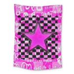 Pink Star Medium Tapestry