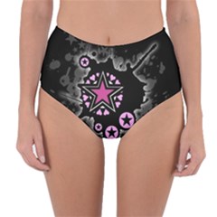 Reversible High-Waist Bikini Bottoms 